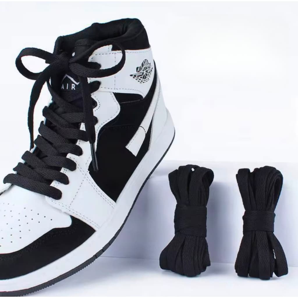 Cadarço Achatado Flat par  de cadarços para tênis e sapatos 1,2m Preto, Branco, Bege, Marrom, Rosa, Azul  outras cores.