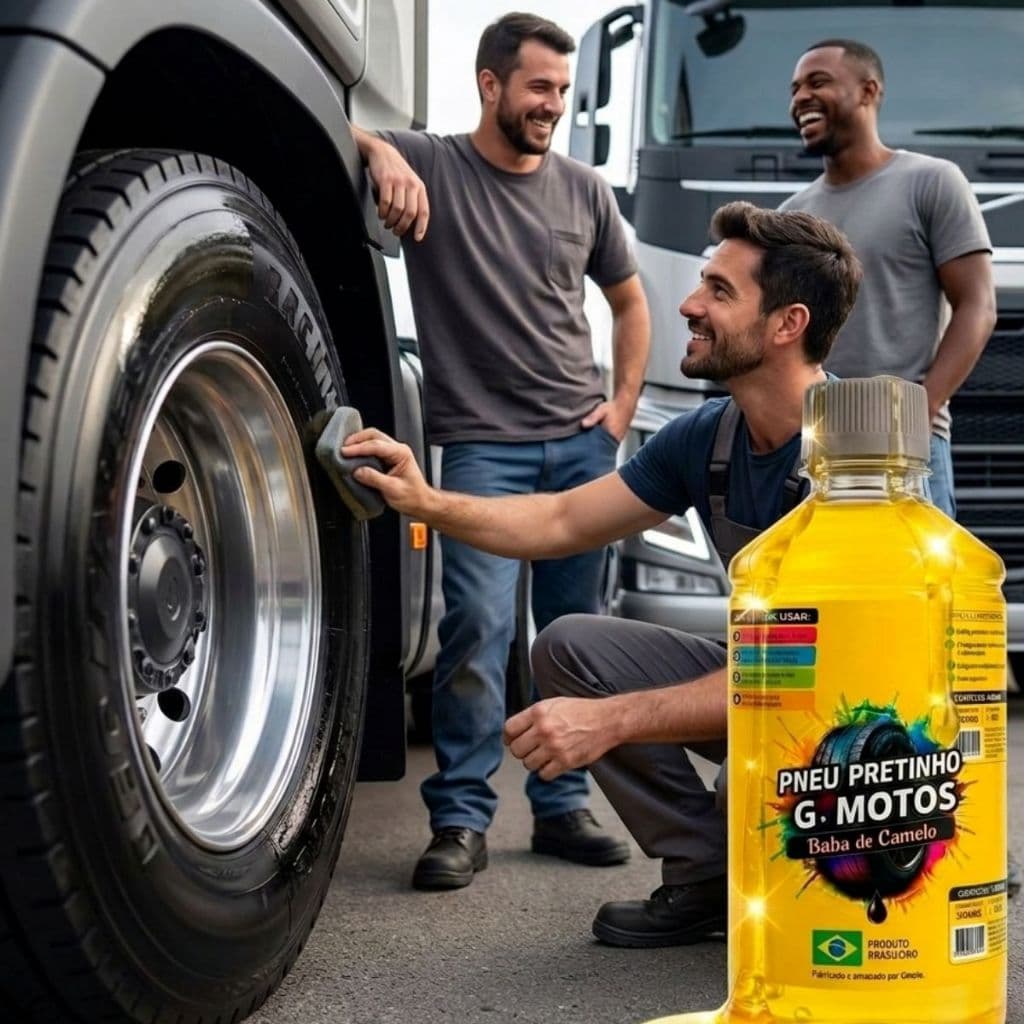 Lustrador Pretinho Baba de Camelo Limpa Pneu Automotivo 500ml