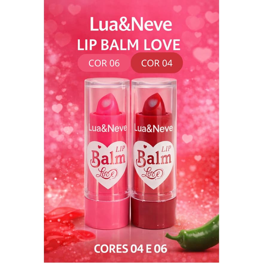 Lip Balm Love Lua & Neve – Hidratação e Cor para os Lábios