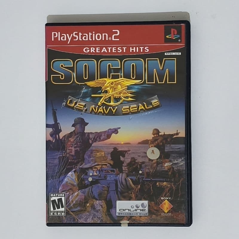 SOCOM: U.S. Navy SEALs Greatest Hits Original PS2 – Mídia Física