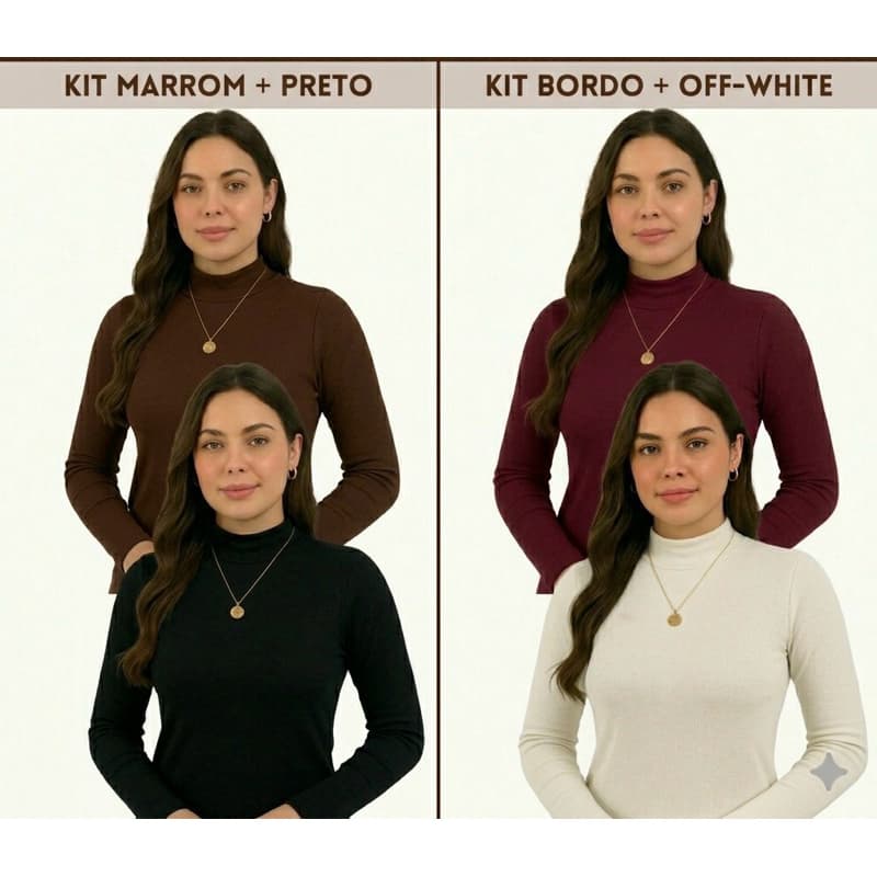 Blusa Feminina Manga Longa Cacharrel Inverno Moda Gringa Envio Imediato