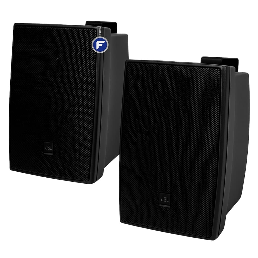 Caixas Jbl Acústicas C521 80w Rms (Par) Com Suporte Som Ambiente Area Interna Externa Piscina