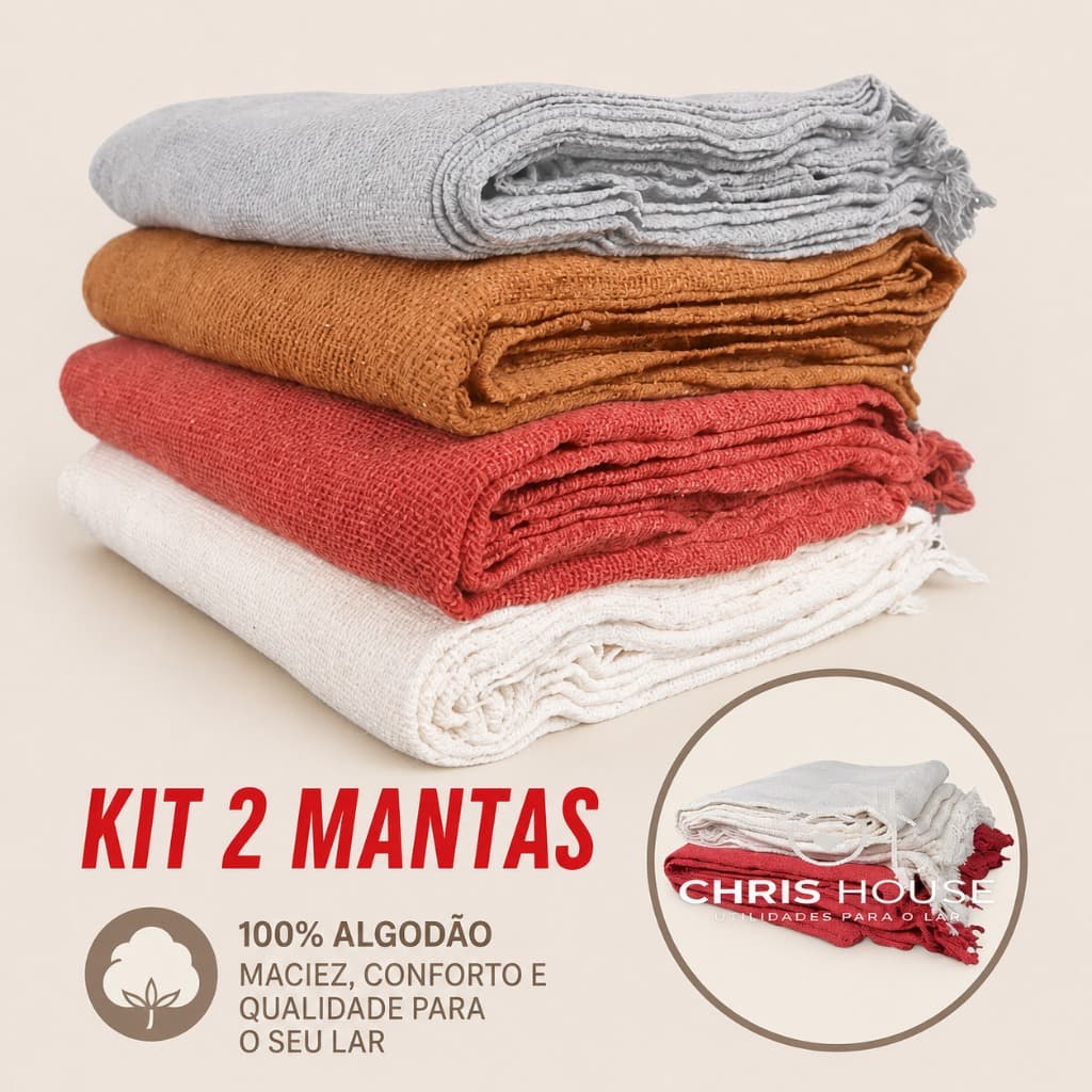 Kit 2 Manta Para Sofá E Cama Gigante 2.10x1.20 Grande Decorativa Protetora Luxo fabrica