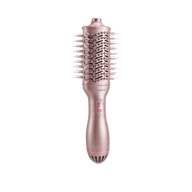 MAIMEITE Escova Secadora Premium Profissional Cerâmica Íons Negativos Seca Alisa Modela