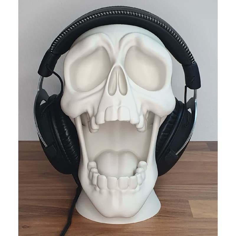 💀 Suporte para Controle e Headset de Crânio