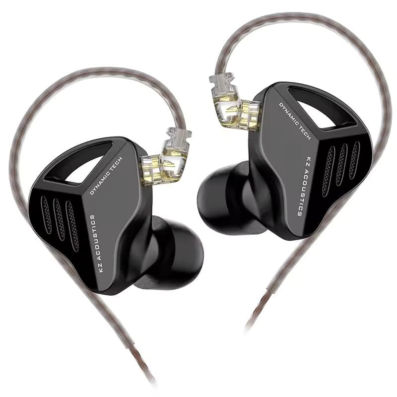 KZ ZVX Fone HiFi In Ear IEM Driver Dinâmico Graves Potentes Cabo Removível Original