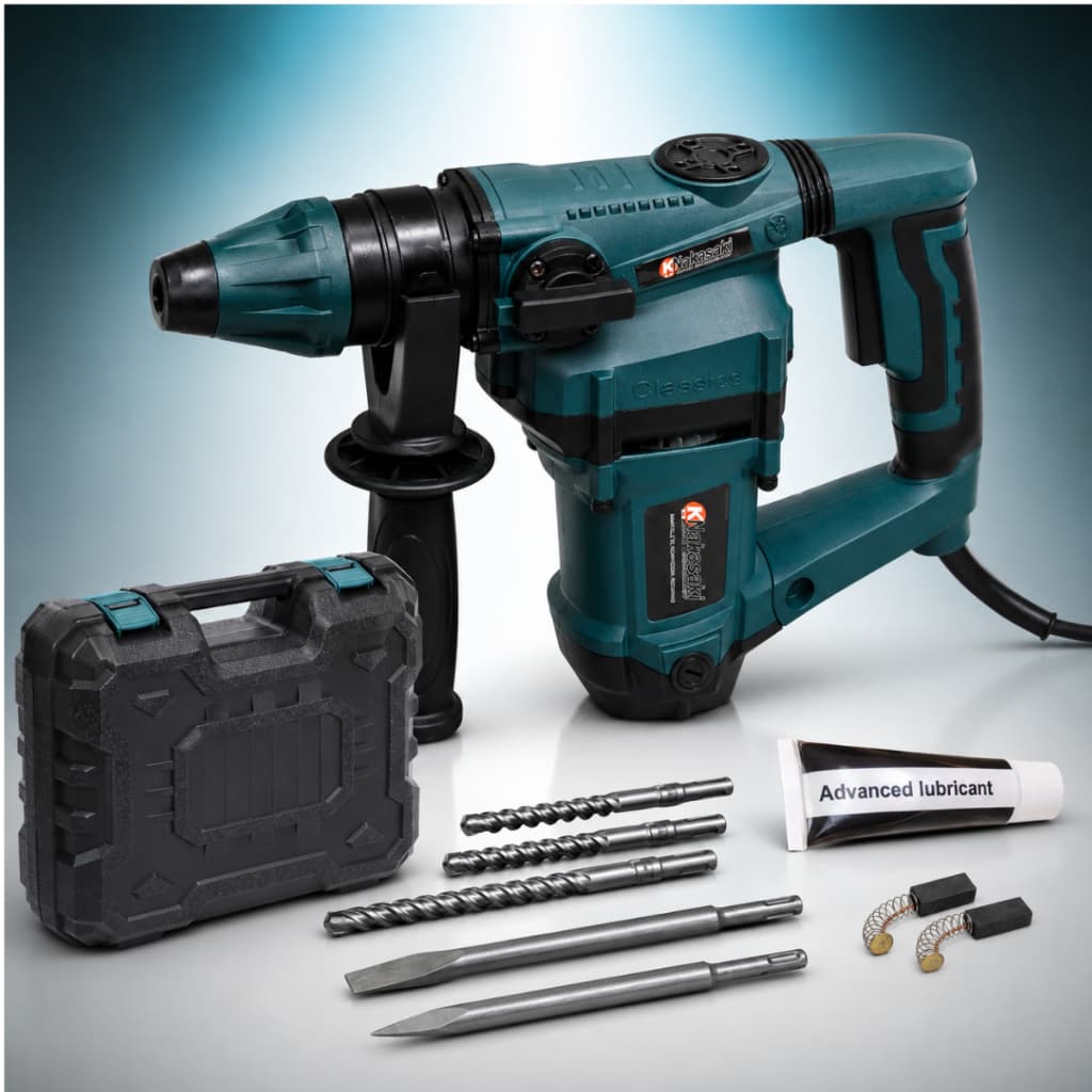 Martelete Furadeira Rompedor 1600W 5,5J Rotativo Com Impacto Profissional SDS Plus