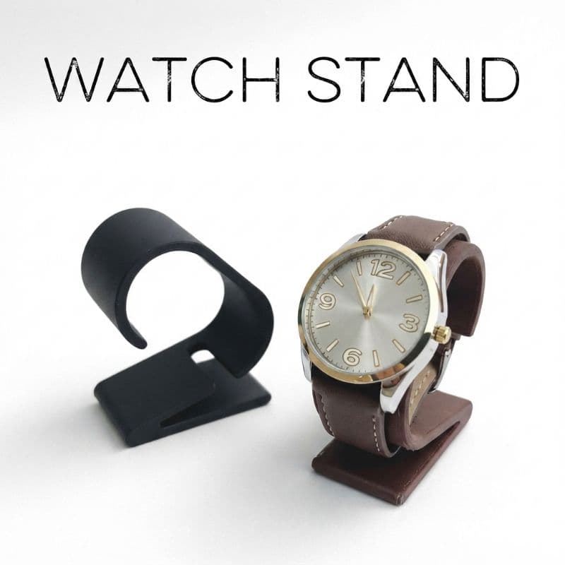 Suporte Expositor De Relógio E Smartwatch Organizador Premium 3D Mesa Cabeceira Proteja Sua Coleção Com Elegância