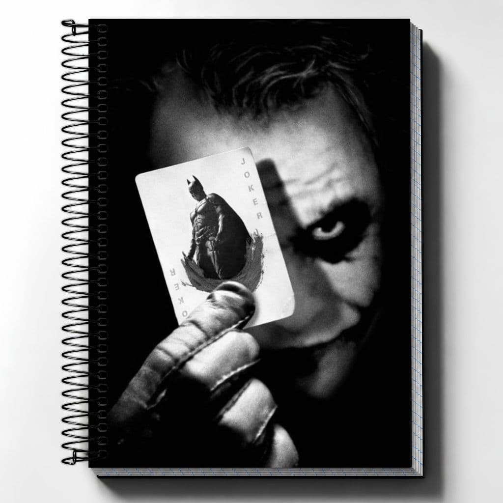 Caderno Personalizado do tema coringa, joker , 01ate 20 Matérias Universitário Escolar Capa Premium Envio Rápido