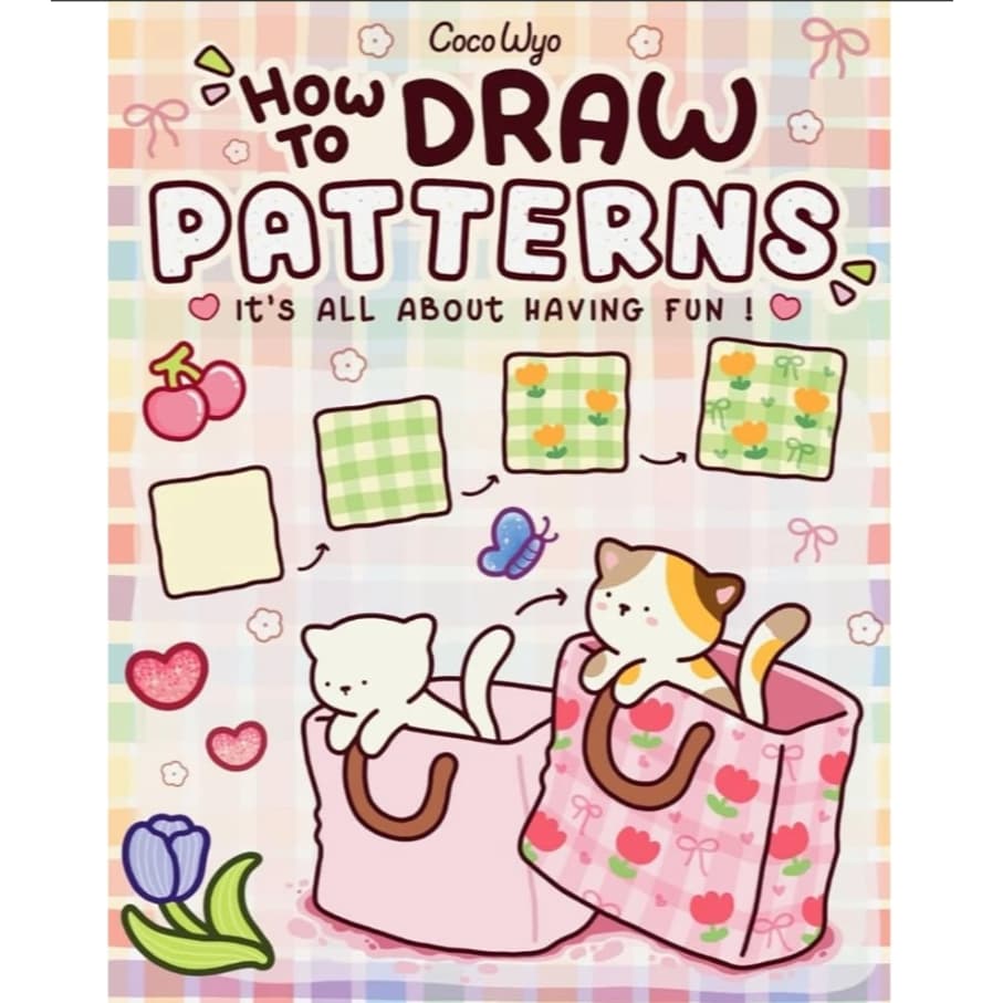 Livro de colorir Como fazer padrões - texturas e efeitos Coco wyo