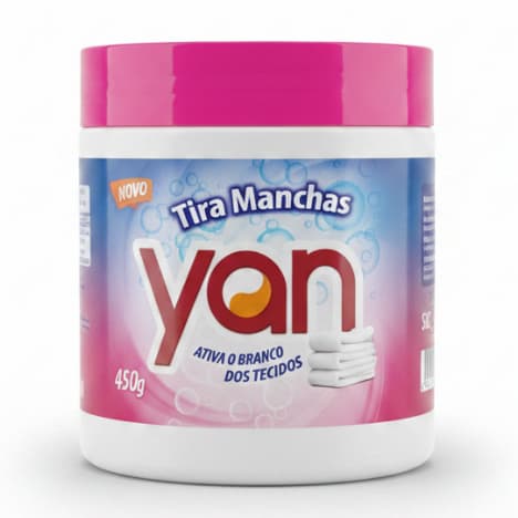 Tira Manchas Yan 450g Alvejante Sem Cloro Com Percarbonato