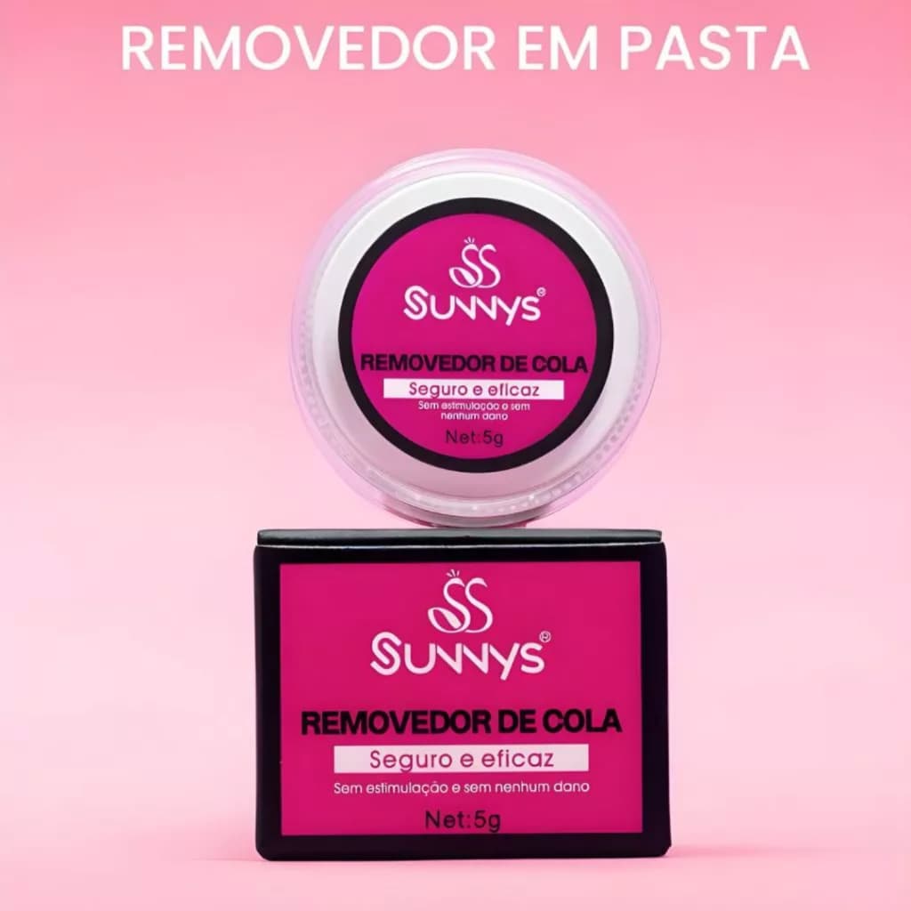 Removedor Em Gel Sunnys Remove Cola De Alongamento De Cílios