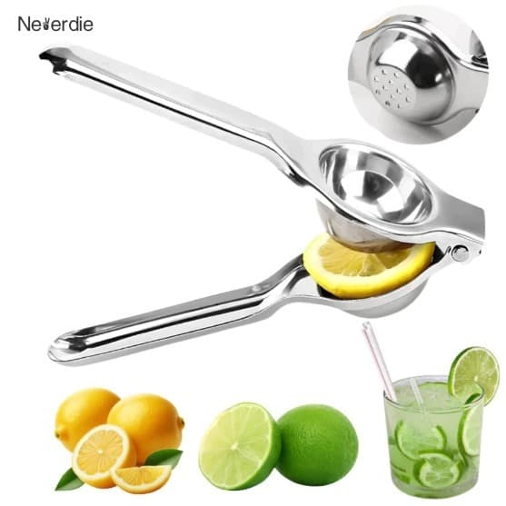 ESPREMEDOR MANUAL DE LIMÃO E FRUTAS CITRICAS EM AÇO RESISTENTE