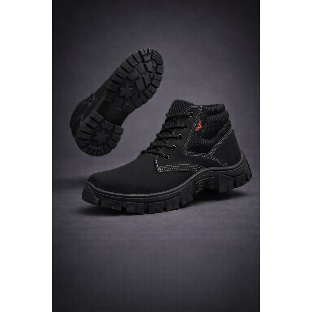 Bota Coturno Masculina Adventure Trilha Confortável Trabalho Sapato Masculino Cano Curto Botina Casual Resistente Leve