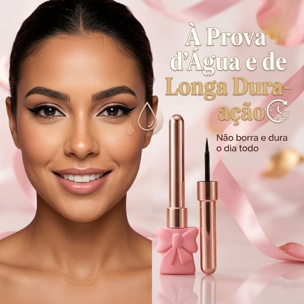 Delineador Líquido Super Black A Prova D'água - Lové Rain