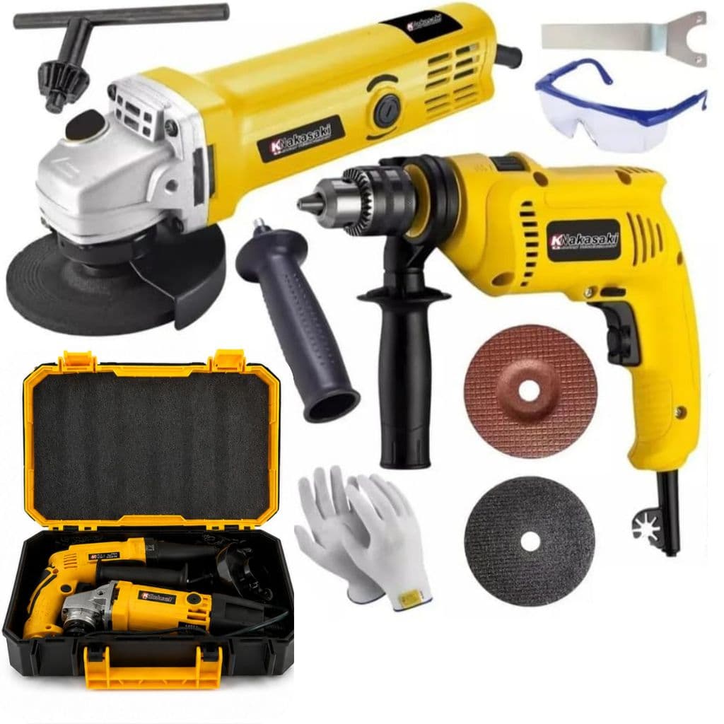Lixadeira Esmerilhadeira Angular 850W  Função Politriz Profissional Acompanha Acessórios 110V/220V