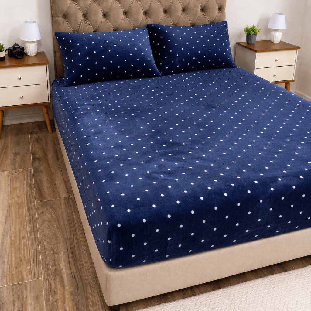 Lençol Casal E Solteiro Padrão Flannel Mantinha Poá Com Elástico Com  Fronhas Manta Quentinho Macio Inverno poás