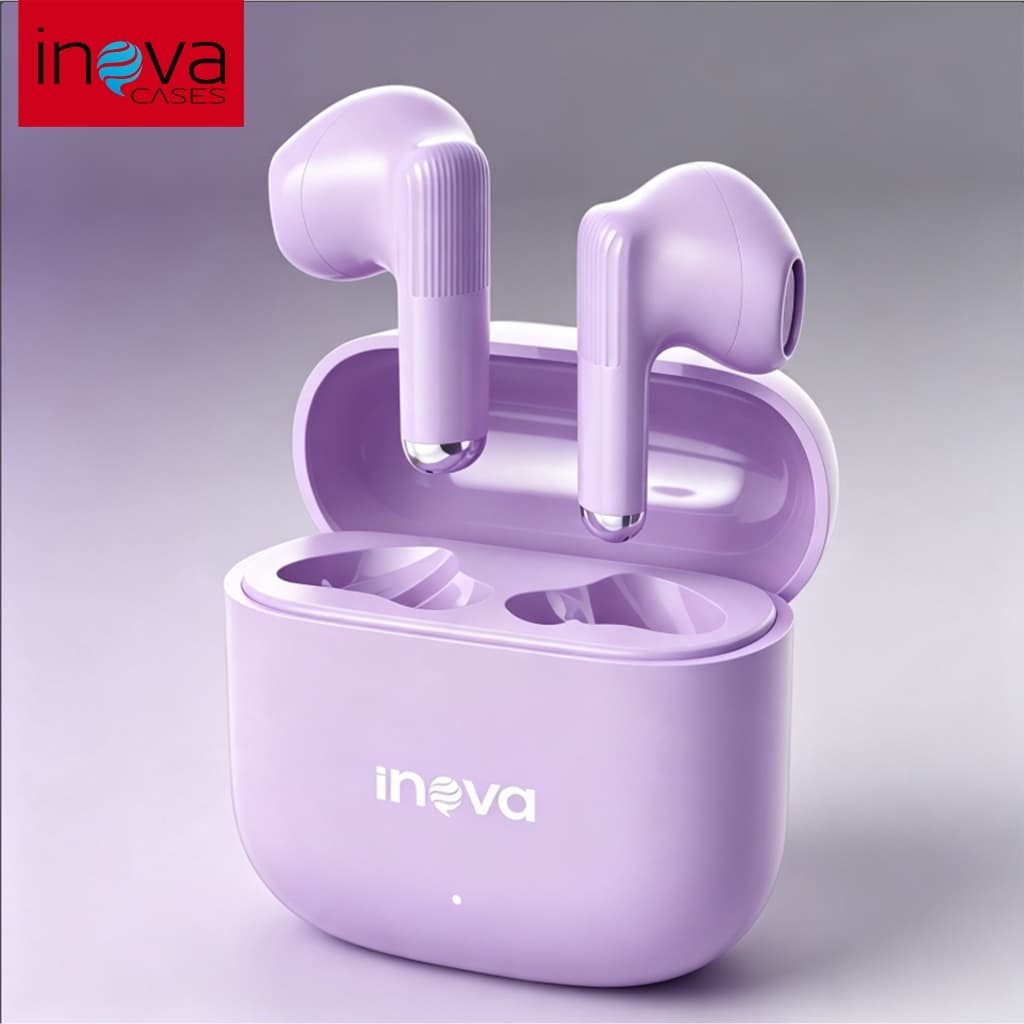 Inova Fones de Ouvido Sem Fio, Bluetooth6.0 Intra-Auriculares para esportes, cancelamento de ruído à prova d'água IPX5