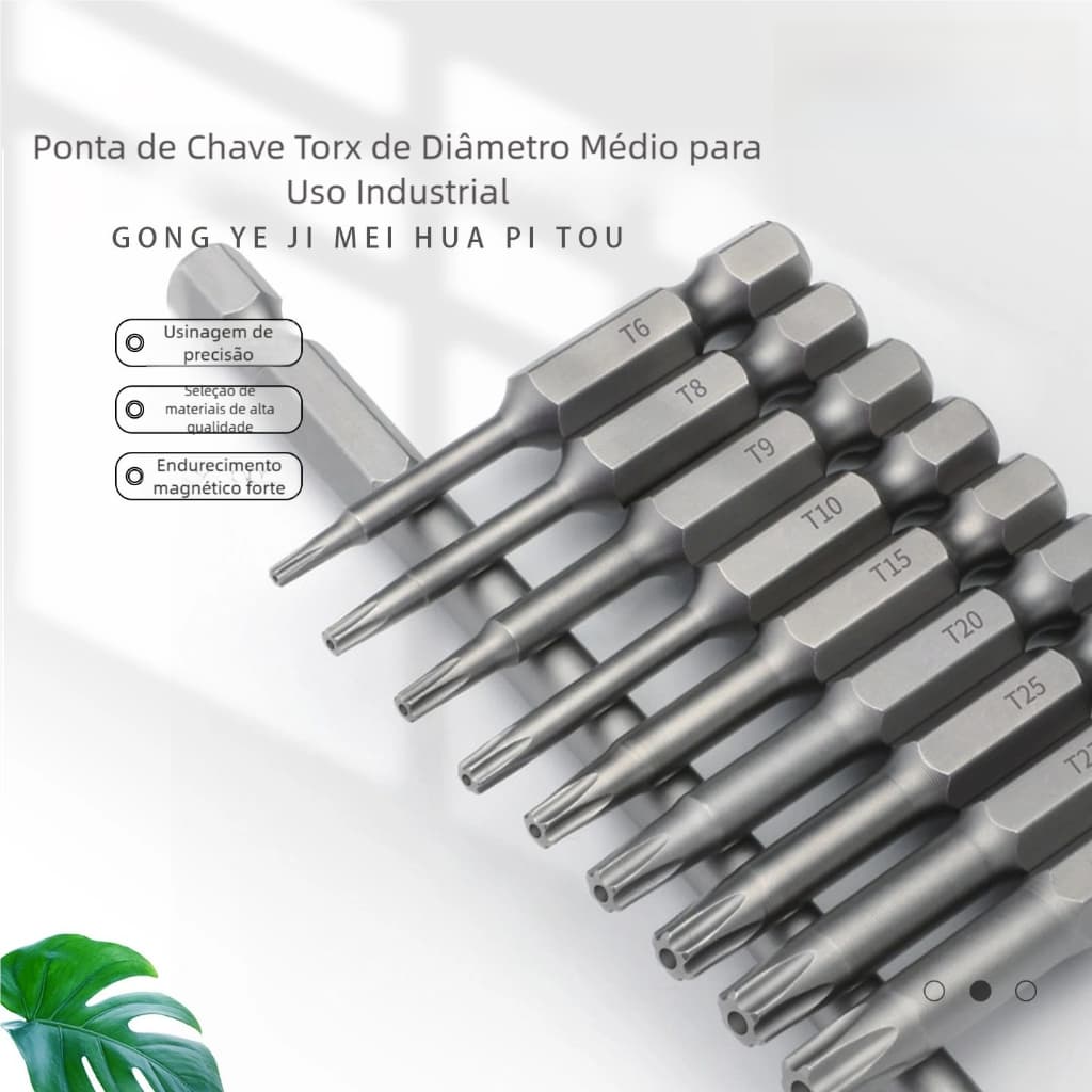 Chaves Bits Torx Universal Para Reparos Domésticos e Industriais
