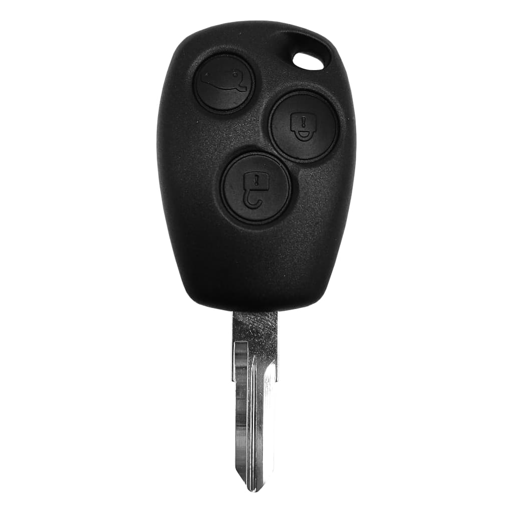 Carcaça Chave Remoto Renault 3 Botões Cabeça Frontal