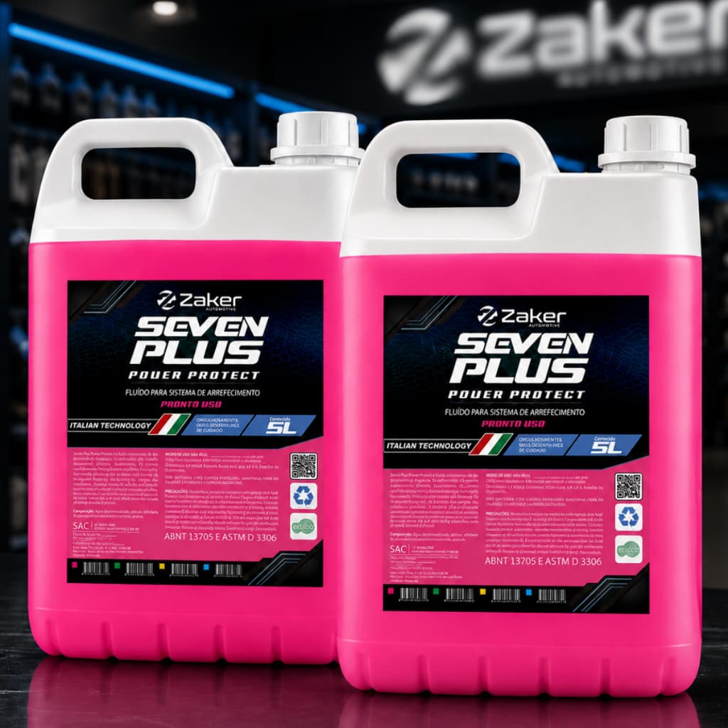 2x Líquido Radiador Universal Zaker Proteção Aditivo Pronto Uso 10l