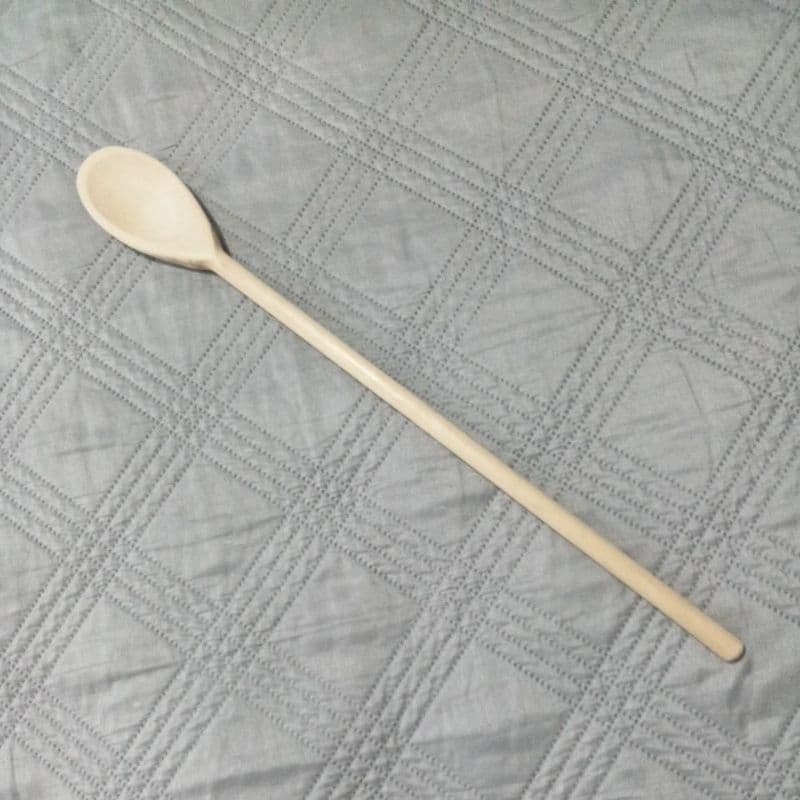 Colher De Pau Madeira Crua 45 cm