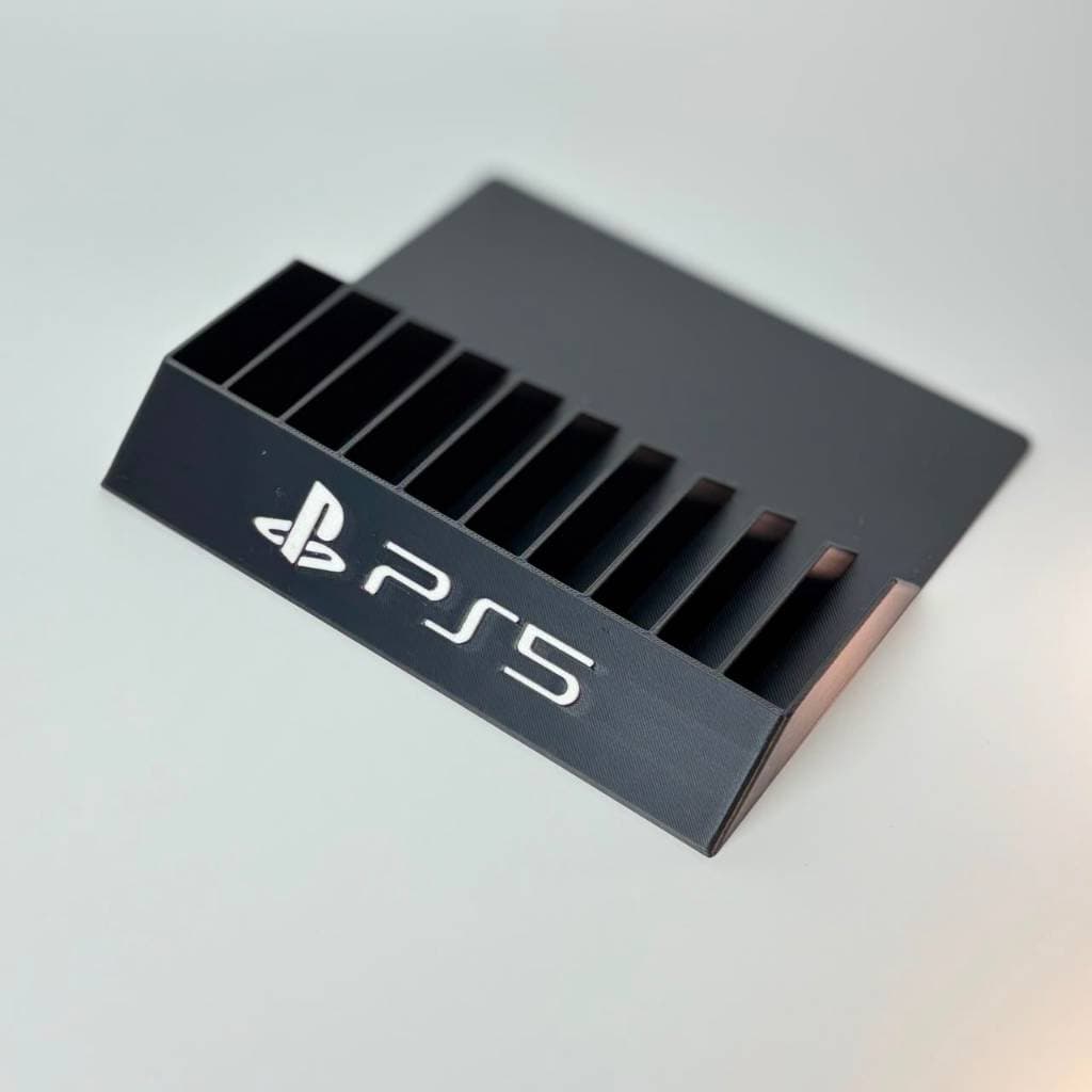 Suporte para Jogos PS5 - Playstation 5  Expositor para jogos - 10 Slots