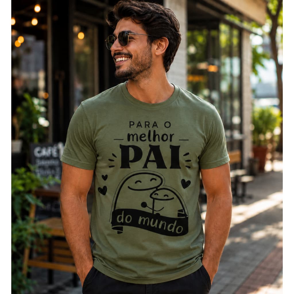 Camiseta Pai Incrível: O Melhor do Mundo.dia dos Pais-presente-lembrança😉