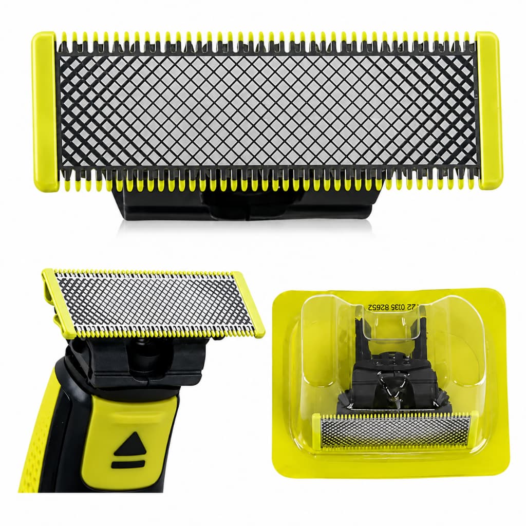 Lâmina Refil Premium Para Barbeador OneBlade Genérica Compativel QP2510, QP2520, QP2521, QP251, QP6510, QP6520