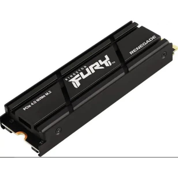 Ssd M.2 2tb Kingston Nvme Pcie 4x4 Com Dissipador Fury Renegade Sfyrsk 2000g Velocidade De Leitura Até 7300mbs Gravação