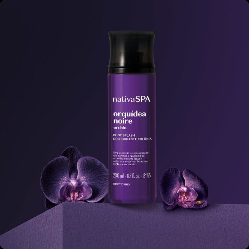 Body Splash Nativa Spa Orquídea Noire 200Ml