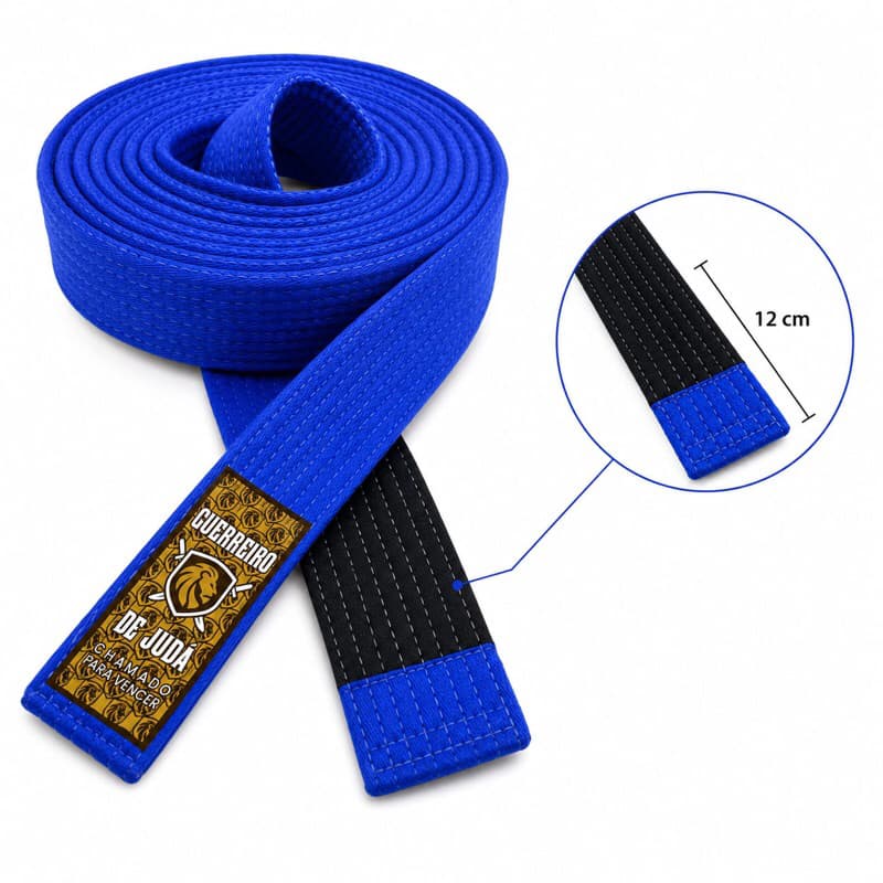 Faixa Azul de Jiu-Jitsu Robusta 08 costuras