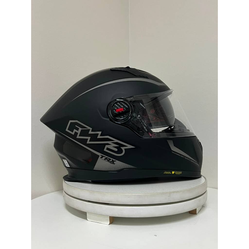 CAPACETE FW3 INTEGRAL TRX AIR PRETO FOSCO E GRAFITE LANÇAMENTO ENVIO IMEDIATO EXCLUSIVO