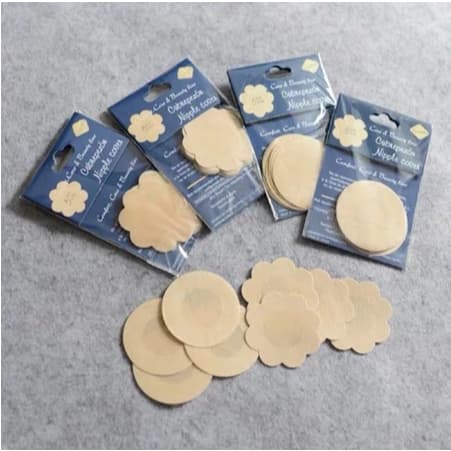 Kit 100 Unidades Adesivo Tapa Seios Invisível Tampar Bico do Peito Discreto para nao marcar os seios femininos masculino