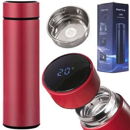 Garrafa Térmica Smart Com Display de Temperatura LED - 500ml