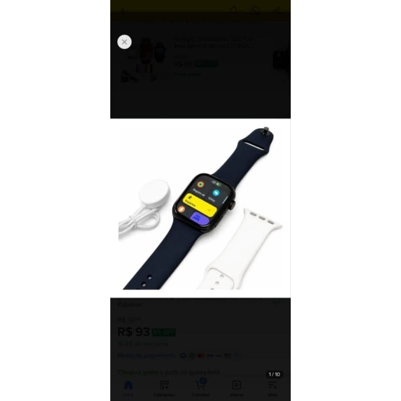 Smartwatch S12 Pro – Tecnologia, estilo e praticidade no seu dia a dia