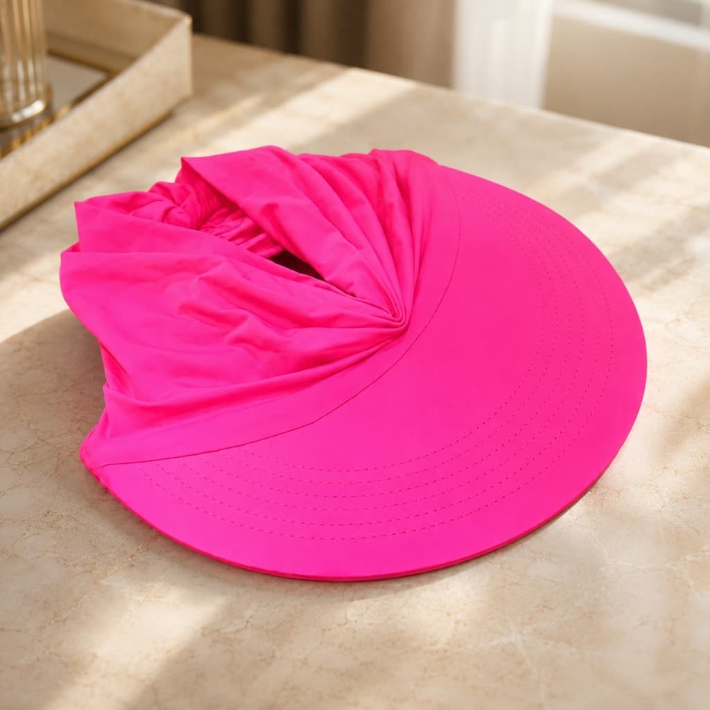 Viseira Feminina Turbante Moda Praia Piscina Verão Luxo