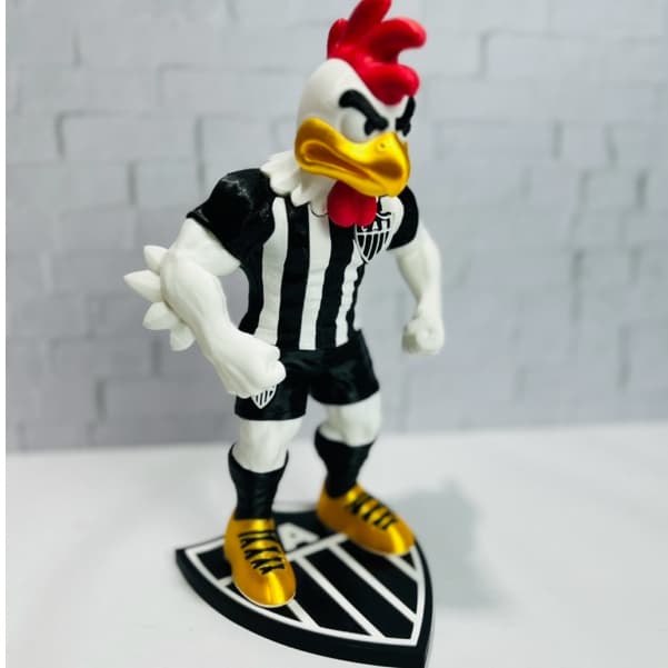 Mascote Futebol Tema Atlético Mineiro |Galo Doido | Perfeito para Torcedores Apaixonados!