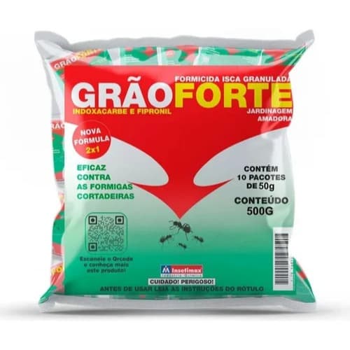 Granulado para Controle Ambiental de Formigas – Grão Forte 500 g | Uso Externo