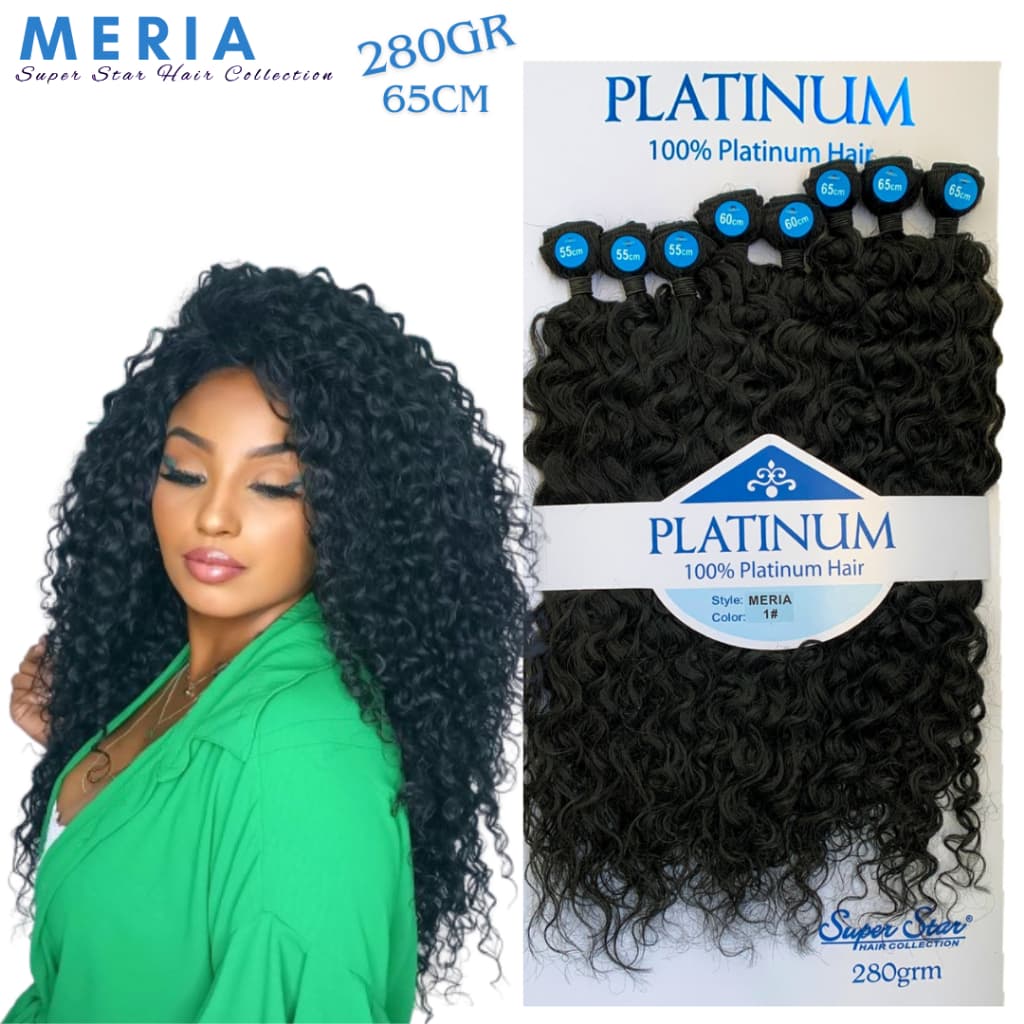 Cabelo 100% Premium Hair Meria Linha Platinum Super Star 65cm
