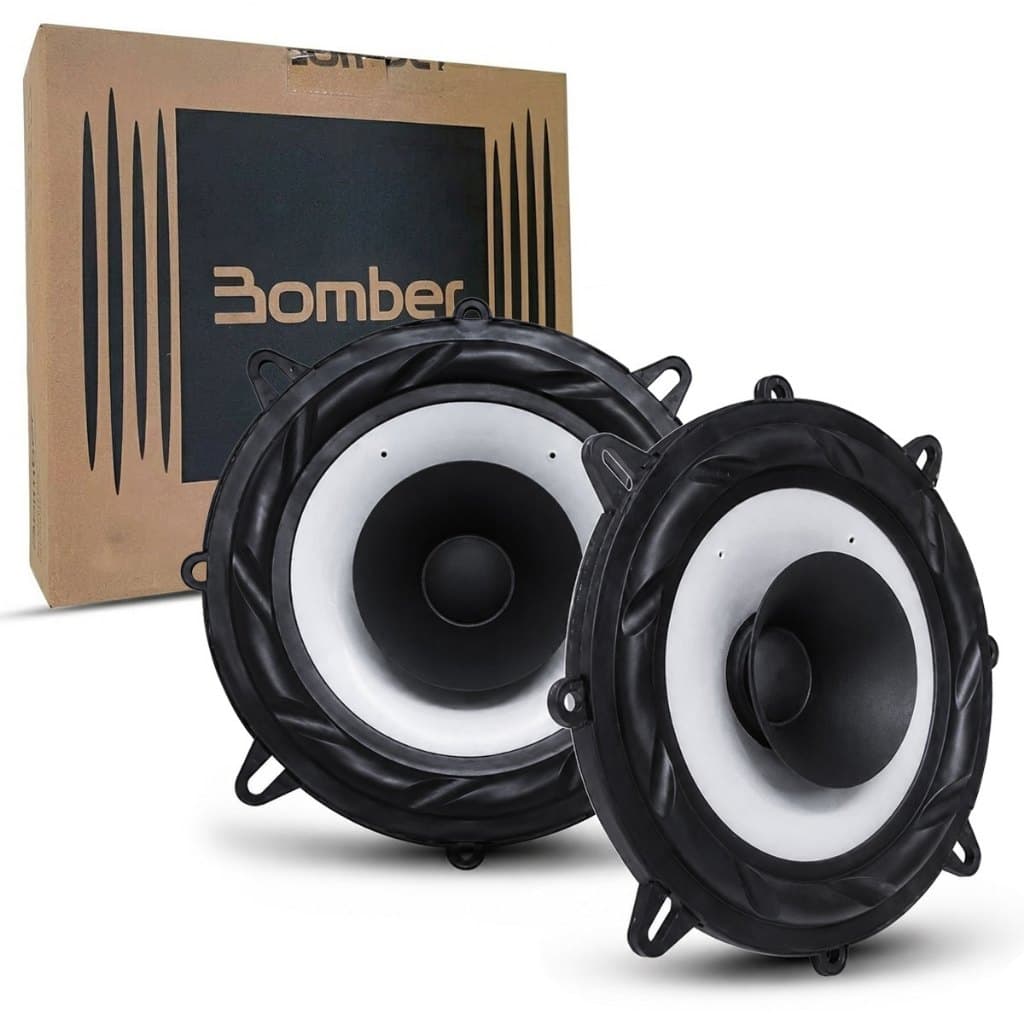 Par Alto Falante Bomber 5 Pol BBR Montadora 100W RMS 4 Ohms Full Range Porta Carro Original