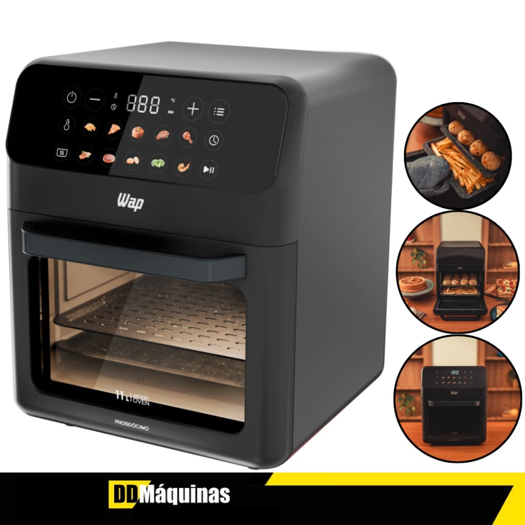Airfryer 11 em 1 Oven Digital WAOD4 Painel Touch 11L 110V - Wap