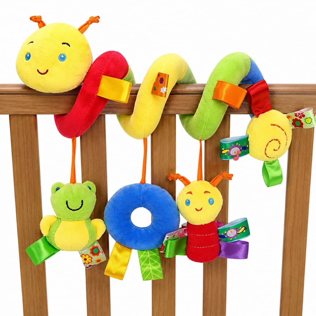 Espiral Sensorial Para Bebê Brinquedo Chocalho Berço Carrinho Infantil