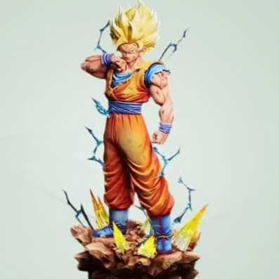 Dragon Ball Saiyan Gk Infinite Super Saiyan 2 Goku Figure