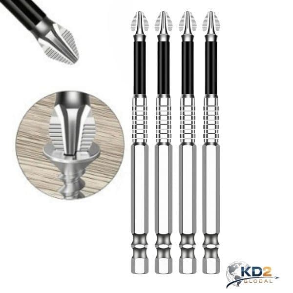 Kit Bits PH2 para Parafusadeira 150mm 1/4 Antiderrapante em Aço