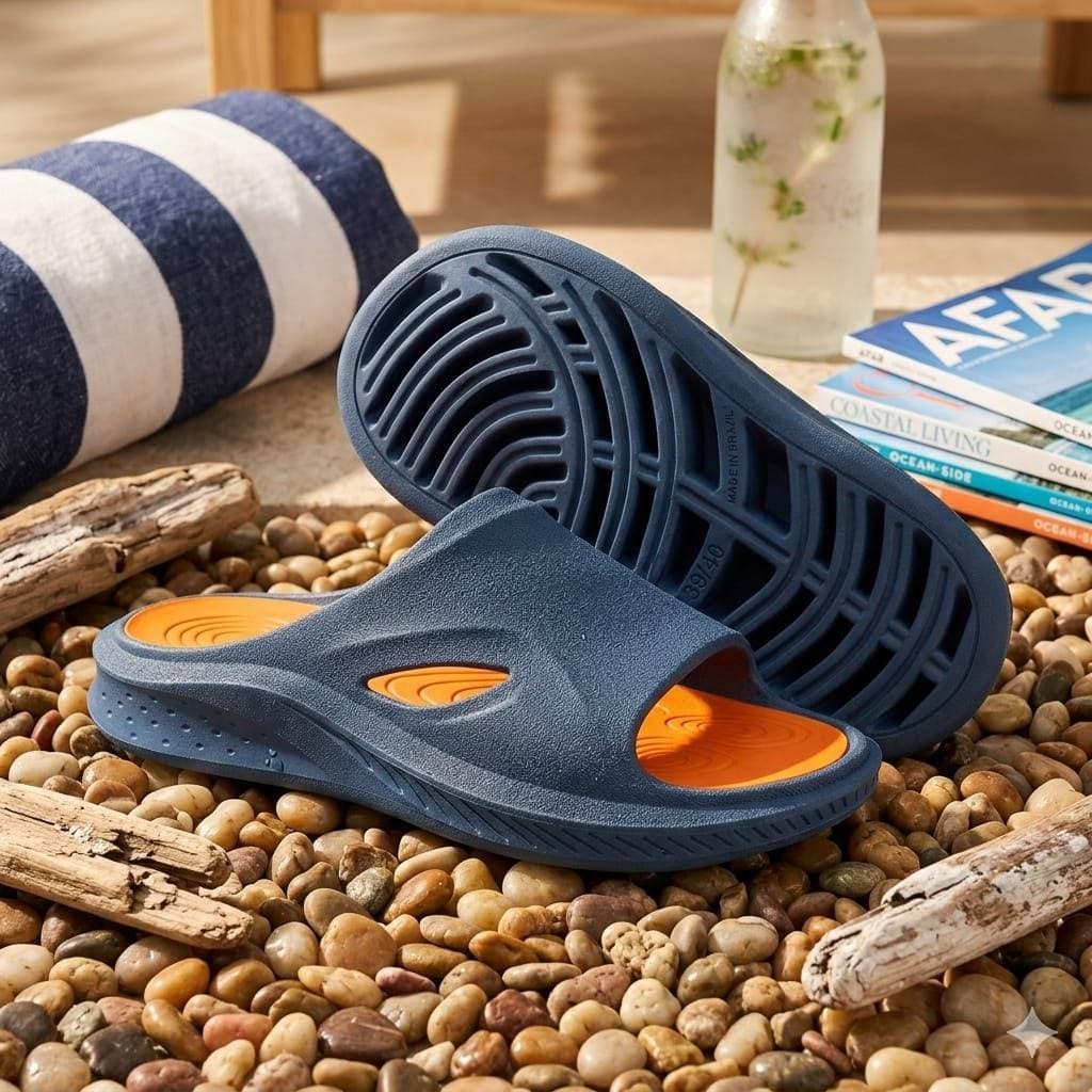 Chinelo Slider Masculina Nuvem  Anatômico Feminino Praia Premium Lançamento