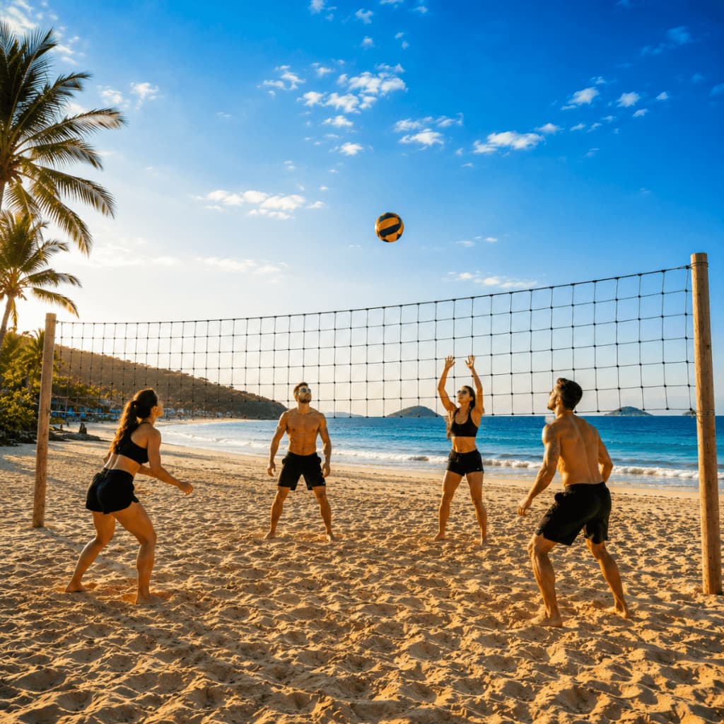 Rede Vôlei Recreação Sem Faixa Reforçada Alta Resistência Para Lazer Campo Piscina Praia Quadra Quintal
