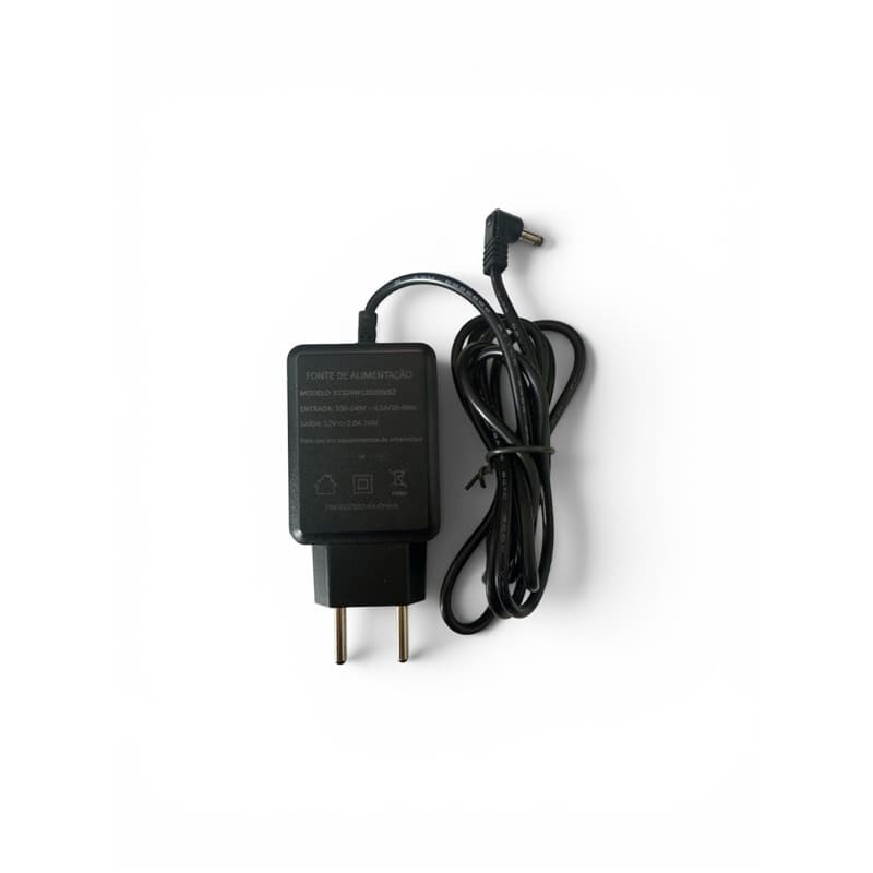 Fonte Carregador Bivolt 12V 2A Plug DC 5.5x2.1mm