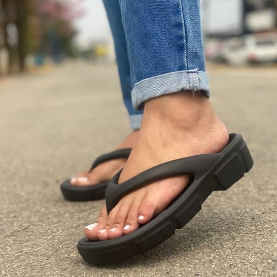 🌷 Sandália Chinelo CLUFF TA06 Feminino | EVA Leve, Macio e Antiderrapante 💖☁️