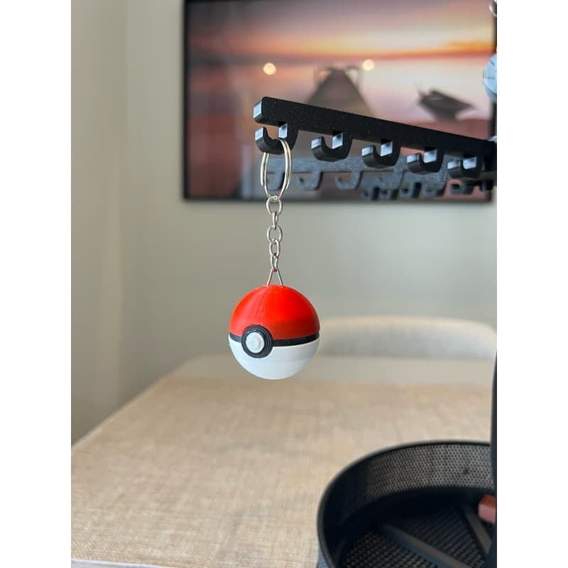 Chaveiro Poké Bola Pokémon em Impressão 3D | Presente Geek | Feito Sob Encomenda